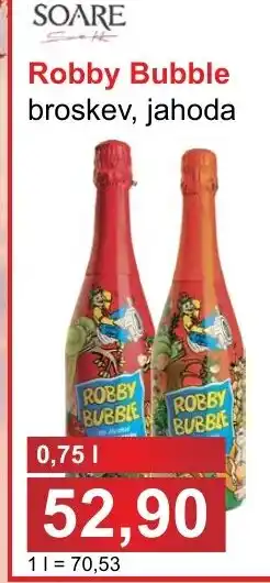 PLUS JIP Robby Bubble broskev, jahoda nabídka