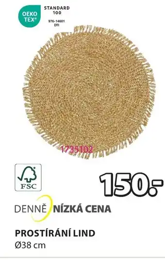 JYSK PROSTÍRÁNÍ LIND nabídka