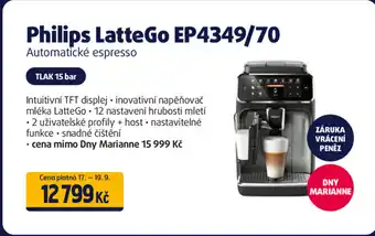Datart Philips LatteGo EP4349/70 nabídka