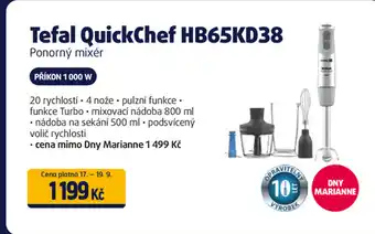 Datart Tefal QuickChef HB65KD38 nabídka