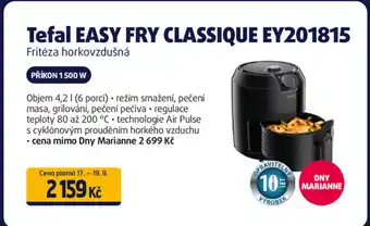 Datart Tefal Easy Fry Classique EY201815 nabídka