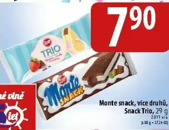 Bala Monte snack, více druhů, Snack Trio 29g nabídka