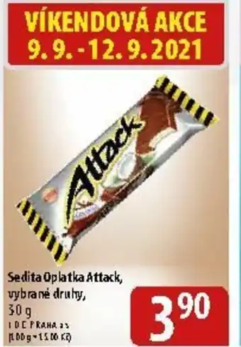 Bala Sedita Oplatka Attack 30g nabídka