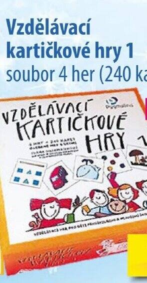 SEVT Vzdělávací kartičkové hry 1 nabídka