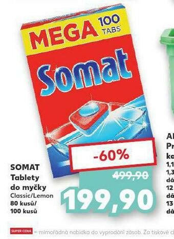 Kaufland Somat tablety do myčky nabídka