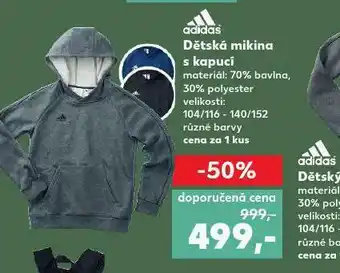 Kaufland Dětská mikina s kapucí nabídka