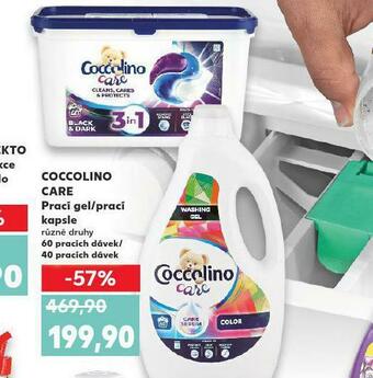 Kaufland Coccolino care prací gel / kapsle nabídka