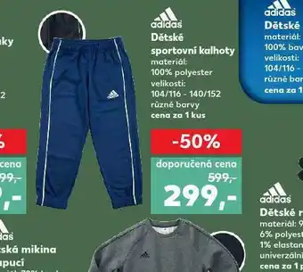 Kaufland Dětské sportovní kalhoty nabídka