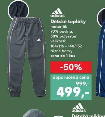 Kaufland Dětské tepláky nabídka