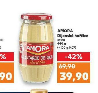 Kaufland Amora dijonská hořčice nabídka