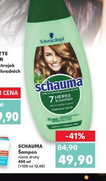 Kaufland Schauma šampon nabídka