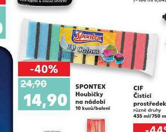 Kaufland Spontex houbičky nabídka