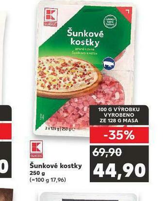 Kaufland Šunkové kostky nabídka