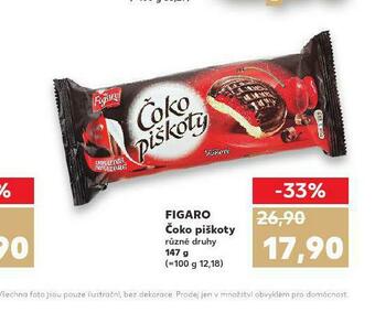 Kaufland Figaro čoko piškoty nabídka