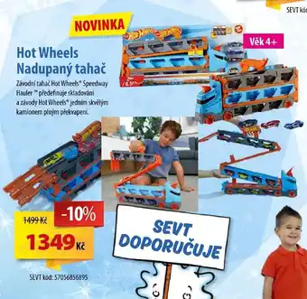 Hot Wheels Nadupaný tahač