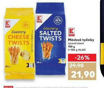 Kaufland Máslové tyčinky nabídka