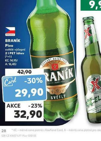 Kaufland Pivo braník nabídka