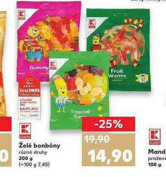 Kaufland Želé bonbony nabídka