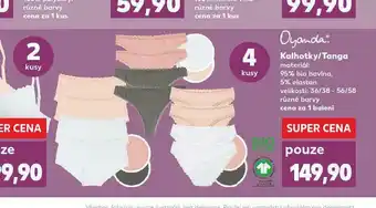 Kaufland Kalhotky / tanga nabídka
