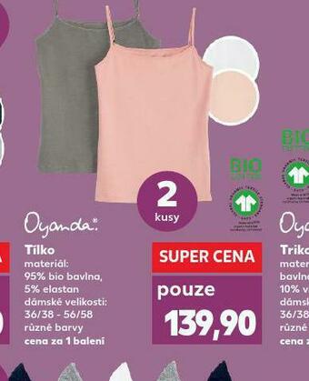 Kaufland Dámské tílko nabídka