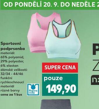 Kaufland Sportovní podprsenka nabídka