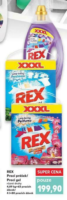 Kaufland Rex prací prostředek nabídka