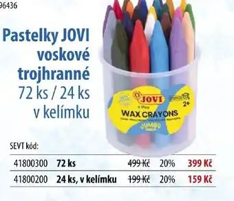 SEVT Pastelky JOVI voskové trojhranné nabídka