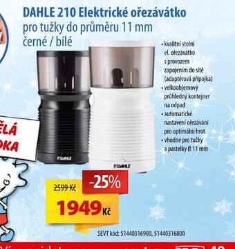 SEVT DAHLE 210 Elektrické ořezávátko nabídka