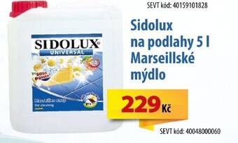 SEVT Sidolux na podlahy 5 l. Marseillské mýdlo nabídka