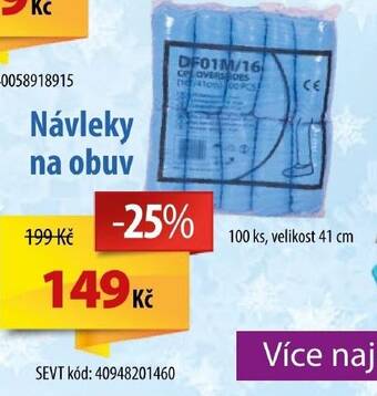 SEVT Návleky na obuv nabídka