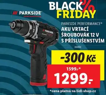 Lidl PARKSIDE PERFORMANCE AKU VRTACÍ ŠROUBOVÁK 12 V S PŘÍSLUŠENSTVÍM nabídka