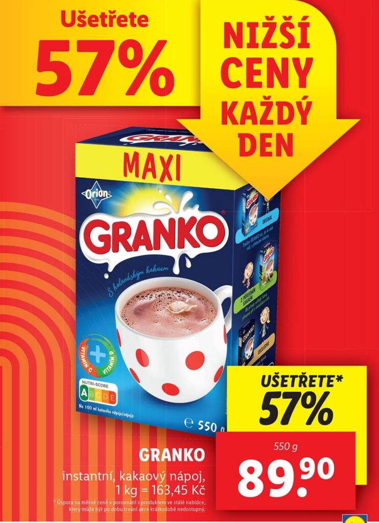 Lidl GRANKO nabídka