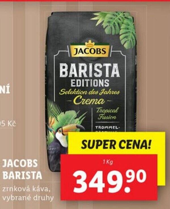 Lidl JACOBS BARISTA nabídka