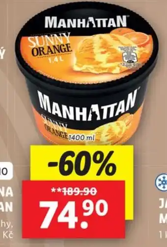 Lidl ZMRZLINA MANHATTAN nabídka