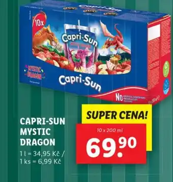Lidl CAPRI-SUN MYSTIC DRAGON nabídka