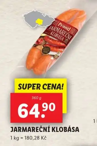 Lidl JARMARECNI KLOBASA nabídka