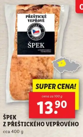 Lidl ŠPEK Z PŘEŠTICKÉHO VEPŘOVÉHO nabídka
