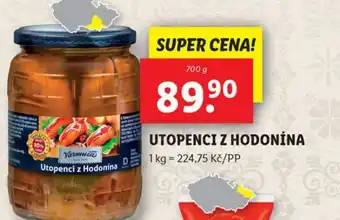 Lidl UTOPENCI Z HODONÍNA nabídka