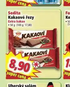 Norma Sedita kakaové řezy nabídka
