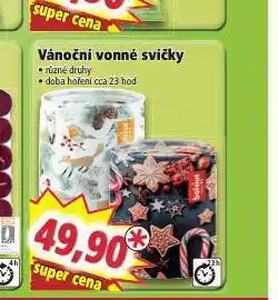 Norma Vánoční vonné svíčky nabídka
