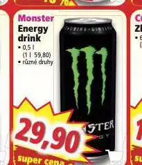 Norma Monster energy drink nabídka