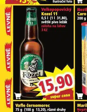Norma Pivo velkopopovický kozel 11 nabídka