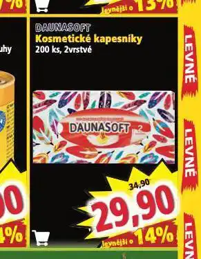 Norma Daunasoft kosmetické kapesníky nabídka