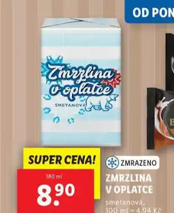Lidl Zmrzlina v oplatce nabídka