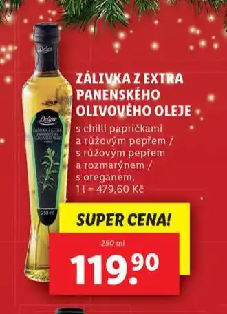 Lidl Zálivka z extra panenského olivového oleje nabídka