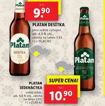 Lidl Pivo platan nabídka