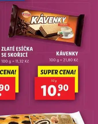 Lidl Kávenky nabídka