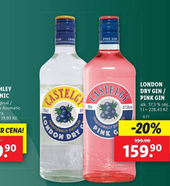 Lidl London gin nabídka