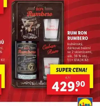 Lidl Rum ron rumbero nabídka
