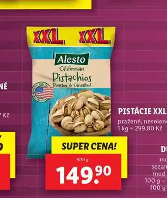 Lidl Pistácie xxl nabídka